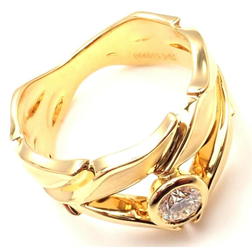 New! Authentic Carrera Y Carrera 18k Mi Princes Greco Roman Diamond Crown Ring​ - Picture 12 of 14
